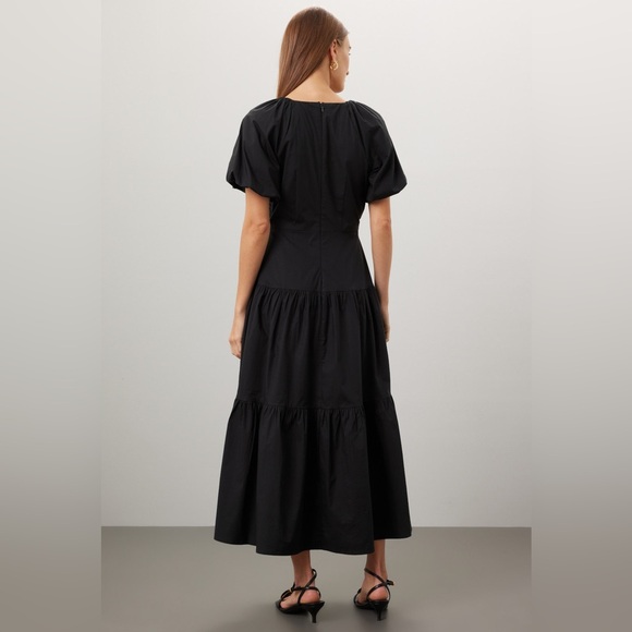 Club Monaco Smocked Tiered Maxi Dress - Picture 3 of 10